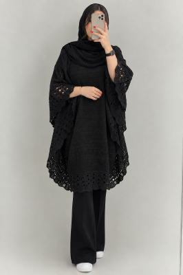 پانچ اکریلیک جلو بسته  4545 مشکی